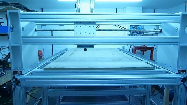 CNC Design Large 8 x 4 CNC Machine first movements смотреть онлайн