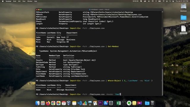 Powershell - Reading and Writing to CSV file смотреть онлайн