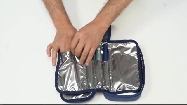 Термопенал на молнии с 2-мя аккумуляторами для инсулиновых ручек смотреть онлайн