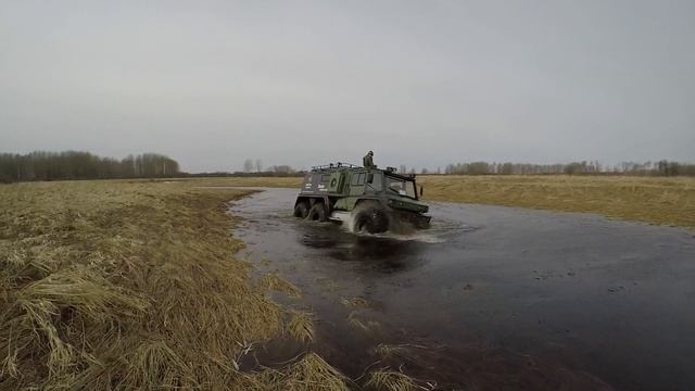 вездеход КРЕЧЕТ с новым мотором IVECO F1C td, 3.0L, 146 hP смотреть онлайн