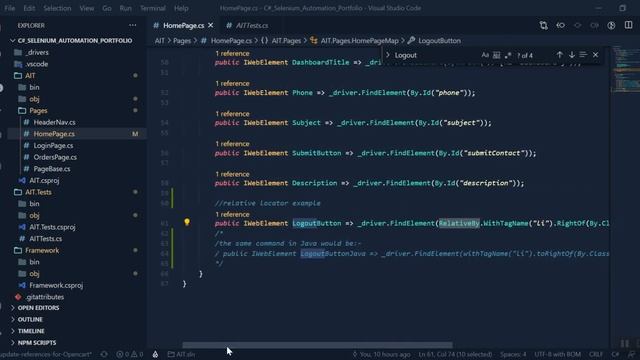 Selenium 4: How to use relative locators in .NET / C# смотреть онлайн