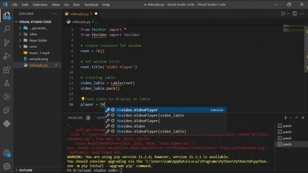 How To Make Video Player In Python