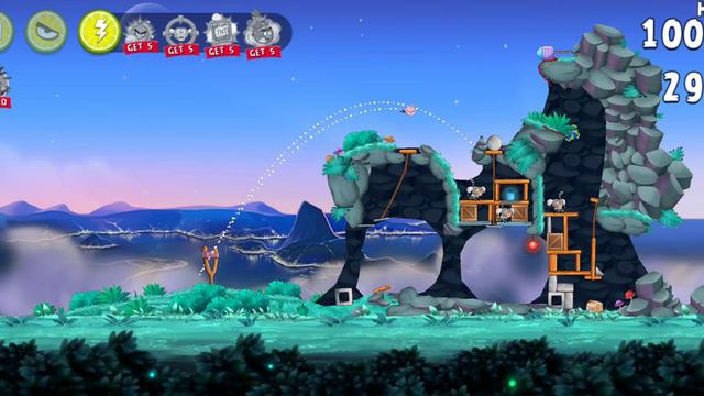 Angry Birds Rio 2 Rocket Rumble Lv 1-10 Red,Chuck,Bomb,the Blues and Stella vs Monkeys смотреть онлайн