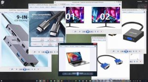 Как к ноутбуку подключить два VGA монитора и телевизор