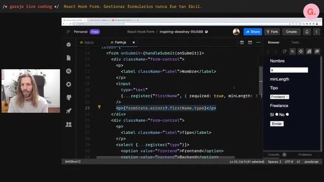 React Hook Forms смотреть онлайн