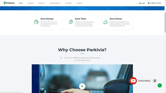 Parkivia Auto Parking And Car Maintenance WordPress Theme      Duane