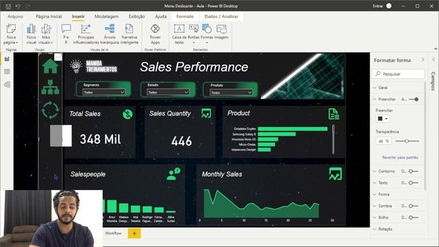 [POWER BI] Como fazer Menu Deslizante para deixar seu dashboard mais profissional смотреть онлайн