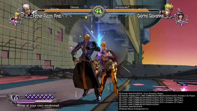 GER VS MIH WITH GIORNO’S THEME JOJOS ALL STAR BATTLE R смотреть онлайн