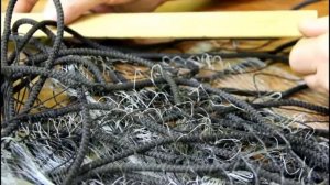 ➤ Какое расстояние сада берётся на шнурах при посадке рыболовной  сети. Ответы на вопросы.