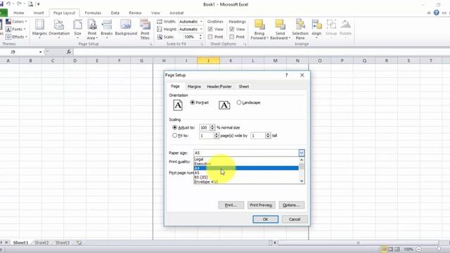 02.Excel, How to set paper to A3 and A5 in Excel смотреть онлайн