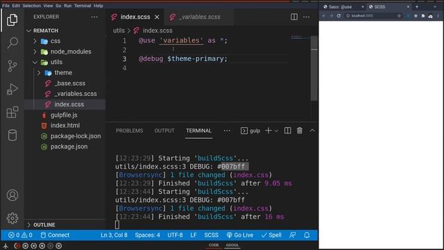 SCSS tutorial for beginners #EP10 (@ use in SCSS and stop using import !!) смотреть онлайн