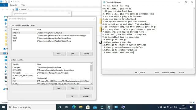 how to install java jre on windows 10 step by step jre installation смотреть онлайн