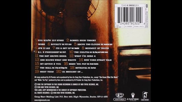 02. Gang Starr - Robbin Hood Theory смотреть онлайн