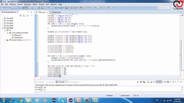 Java Bai6 ArrayList, Hasmap смотреть онлайн