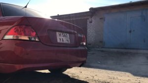 лансер 9, прямой выхлоп с пауком стингер и штатной банкой