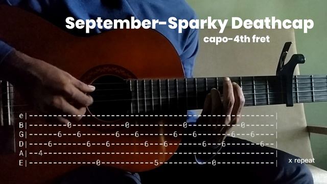 September- Sparky Deathcap Guitar Tabs. #guitar #tabs #september #music #song #instagram смотреть онлайн