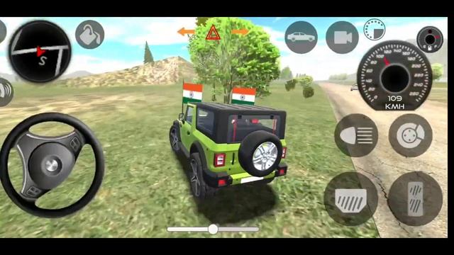 Dollar Song Sidhu Musewala Real Indian New Model Green Thar Offroad Village Driving Gameplay PART 4