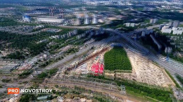 Метро "Аминьевское шоссе" [Ход строительства от 18.06.2019] смотреть онлайн