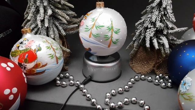 Стеклянная игрушка на елку символ года 2021 бык смотреть онлайн