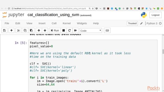 Python Machine Learning in 7 Days: Review Classifying Img Using Vector Machines|packtpub.com смотреть онлайн