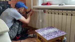 Установка перекрывных кранов и байпасов на радиаторы отопления.