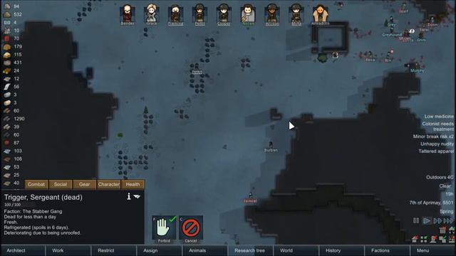RimWorld War - World War One Overhaul - Pt.14 "Marshalls vs. Outlaws" [RimWorld Beta 18] смотреть онлайн