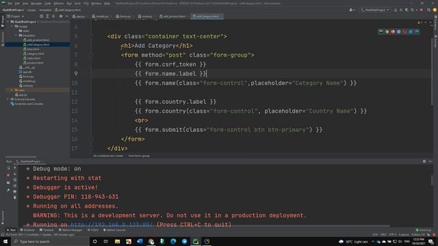 Web Application in Python using Flask framework Part9 смотреть онлайн