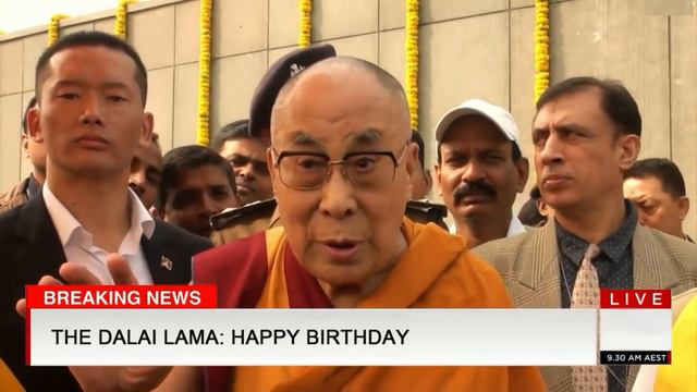 Dalai Lama Happy Birthday song смотреть онлайн