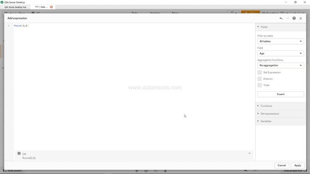 Qlik Sense Round Function for rounded up or down the values | Abhishek Agarrwal смотреть онлайн