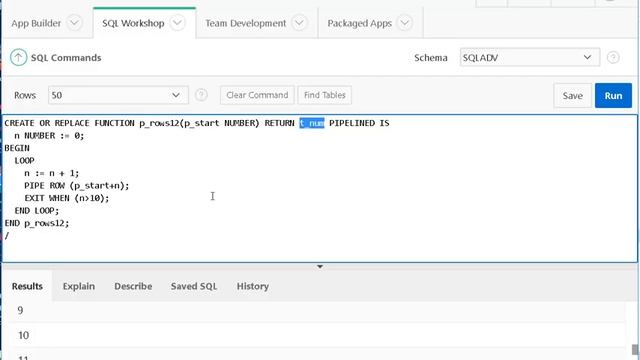 Урок 34.PL SQL. Функция как результат запроса piplined смотреть онлайн