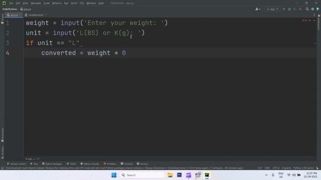 Python Bangla Tutorial 13 - Weight Converter Program смотреть онлайн
