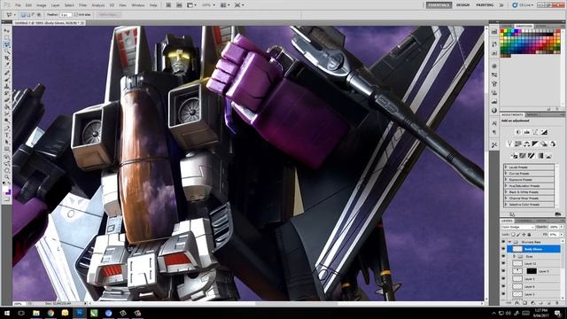 Transformers: Skywarp - Speed Painting / Photo Manipulation смотреть онлайн