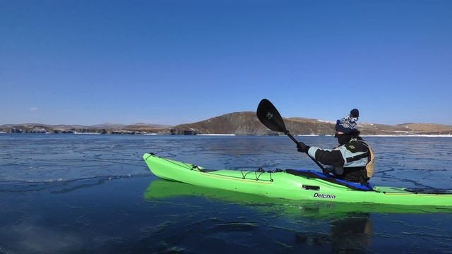 Морской каякинг среди льдов. Клип "Полярные рыбы". смотреть онлайн
