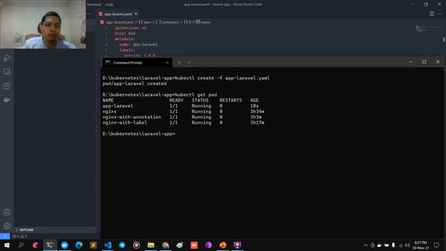 Menjalankan App Laravel Mengunakan Kubernetes смотреть онлайн
