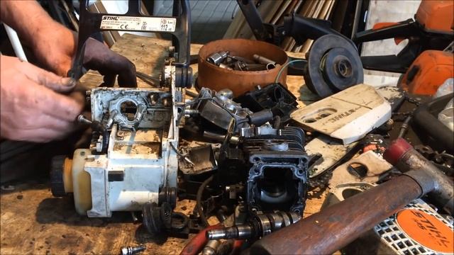 Бензопила МS-180 Stihl Насколько объёмен ,,мелкий,, ремонт!) смотреть онлайн