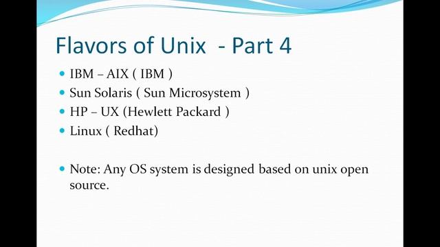 Different kinds of Unix - Unix Basics Tutorial - Part 4 смотреть онлайн
