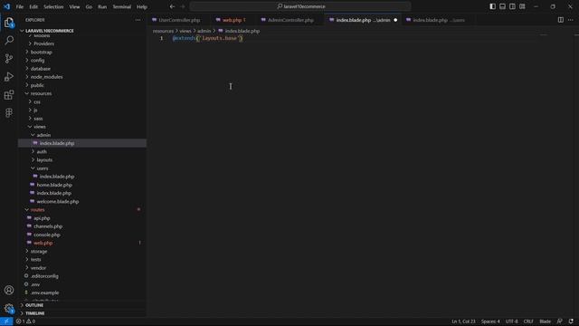 Laravel 10 E-Commerce Project - Admin and User Authentication смотреть онлайн