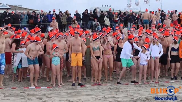 Nieuwjaarsduik Noordwijk 1 januari 2023 смотреть онлайн
