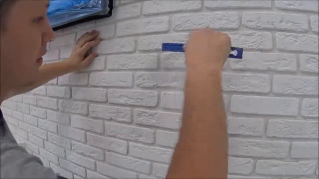 Укладка декоративной гипсовой плитки на стену. Как клеить декоративный кирпич своими руками. смотреть онлайн