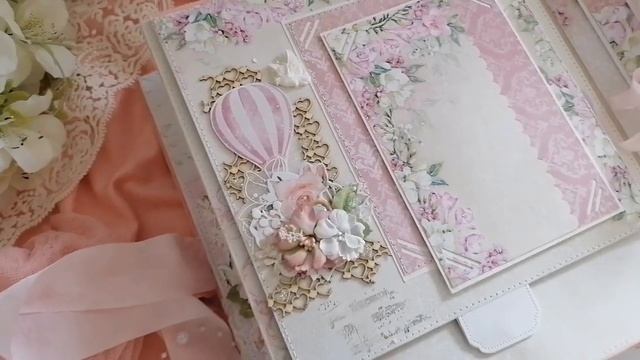Свадебный альбом "Наш день". Обзор. Скрапбукинг. смотреть онлайн