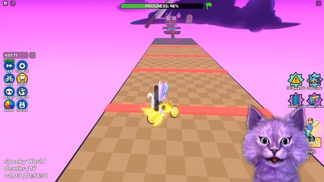 ХЭЛЛОУИН НА ВЕЛОСИПЕДЕ?! // Roblox Obby But You're on a Bike смотреть онлайн