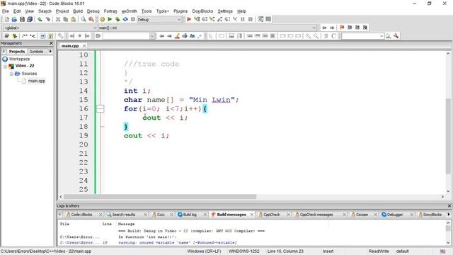 C++ - 22 - For Loop ( Myanmar - ျမန္မာ ) смотреть онлайн