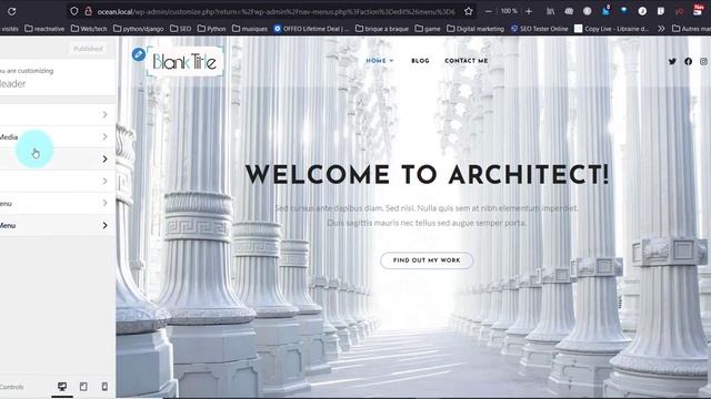 OceanWp : Créer un menu, menu déroulant, personnaliser son header смотреть онлайн