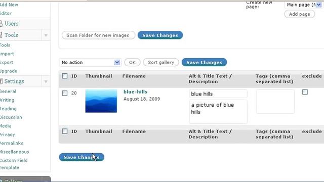 Creating a NextGen Gallery and adding single images to a page смотреть онлайн