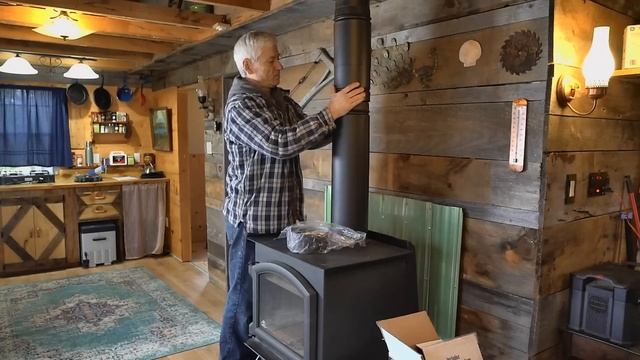 Old Stove Failed! New Wood Stove Install At Cabin