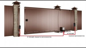 Какой кабель для привода сдвижных ворот.mp4