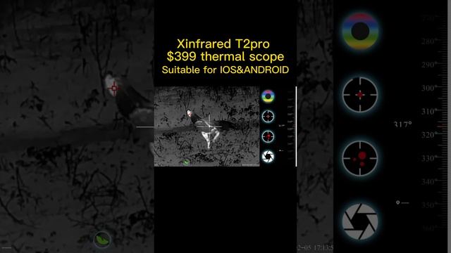 IOS&ANDROD $399 Xinfrared T2pro thermal scope used for hunting смотреть онлайн