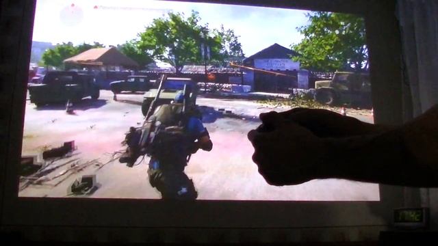 Xiaomi Lite DLP Projector WiFi PC Game Streaming The Division 2 смотреть онлайн