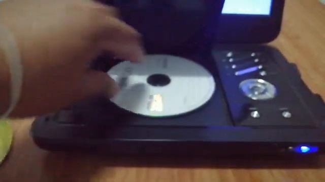 AJ DVD PORTABLE PCD-11D ขายเครื่องเล่น DVD พกพายี่ห้อ AJ ขายเครื่องเล่น DVD พกพา AJ ใช้งานได้ปรกติ смотреть онлайн