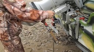 Самодельный упор для лодочного мотора